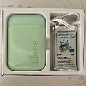Liene Mint Green Portable Printer